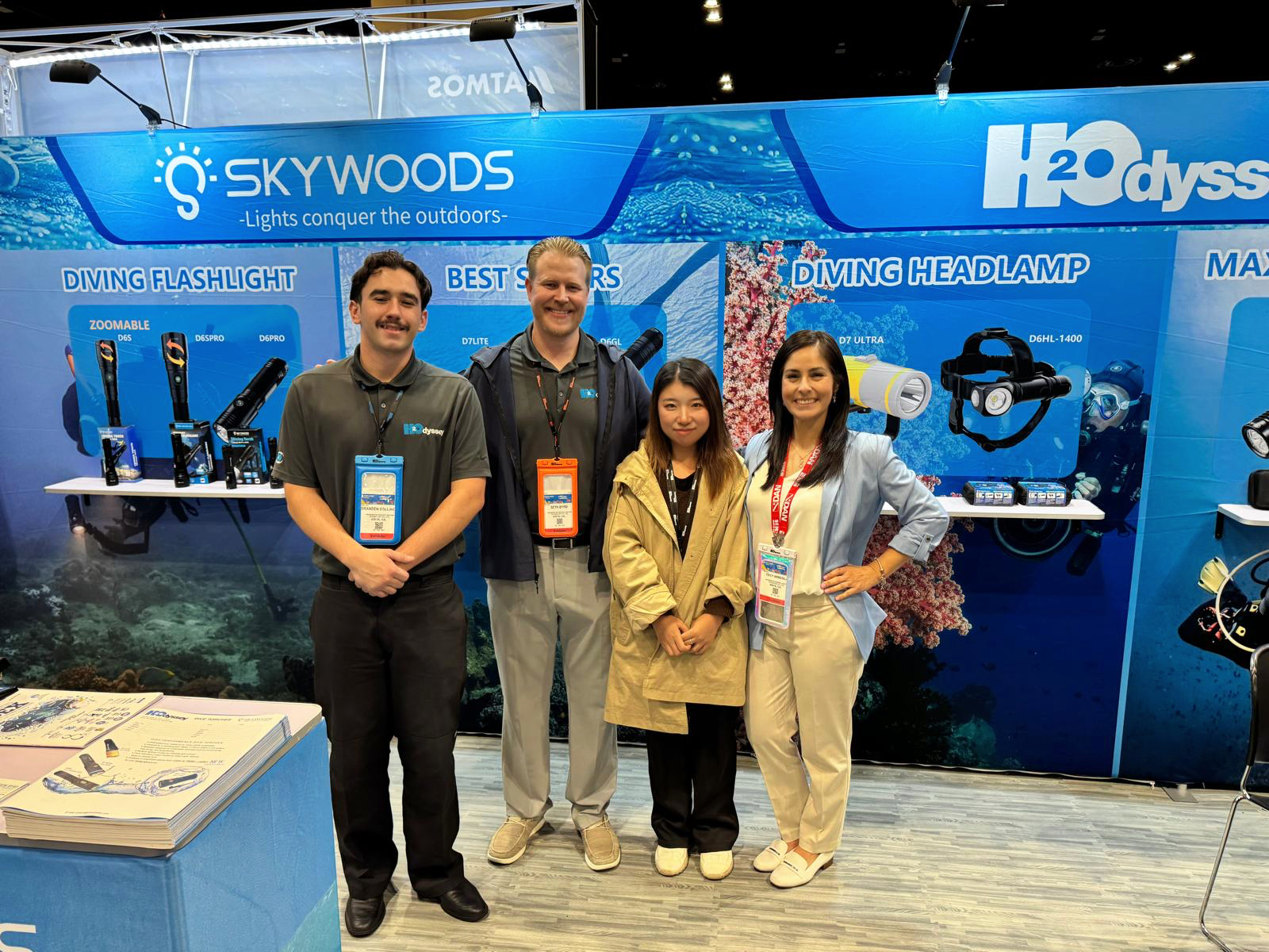 Skywoods Showcases Innovative Diving Lights at DEMA Show 2025