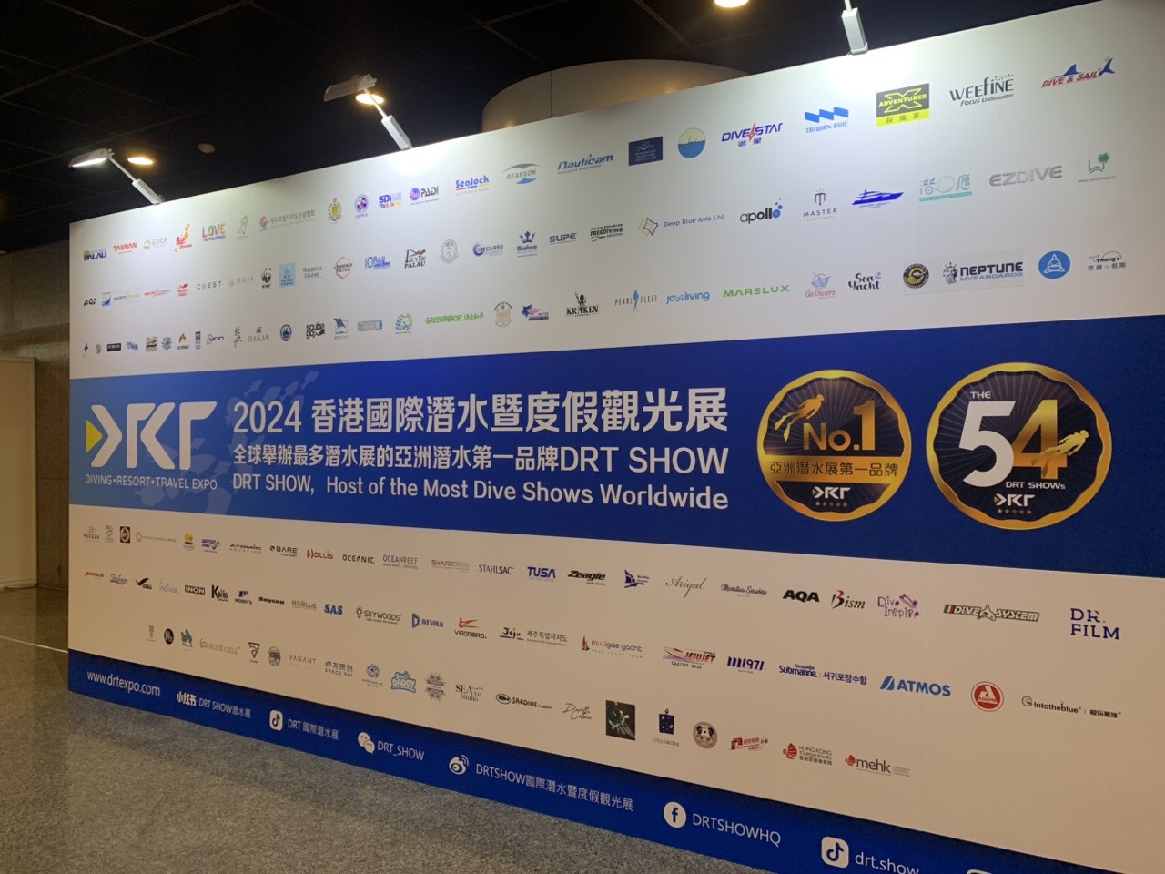 Skywoods and Scuba System International Showcase Dive Lights at DRT Hong Kong 2024