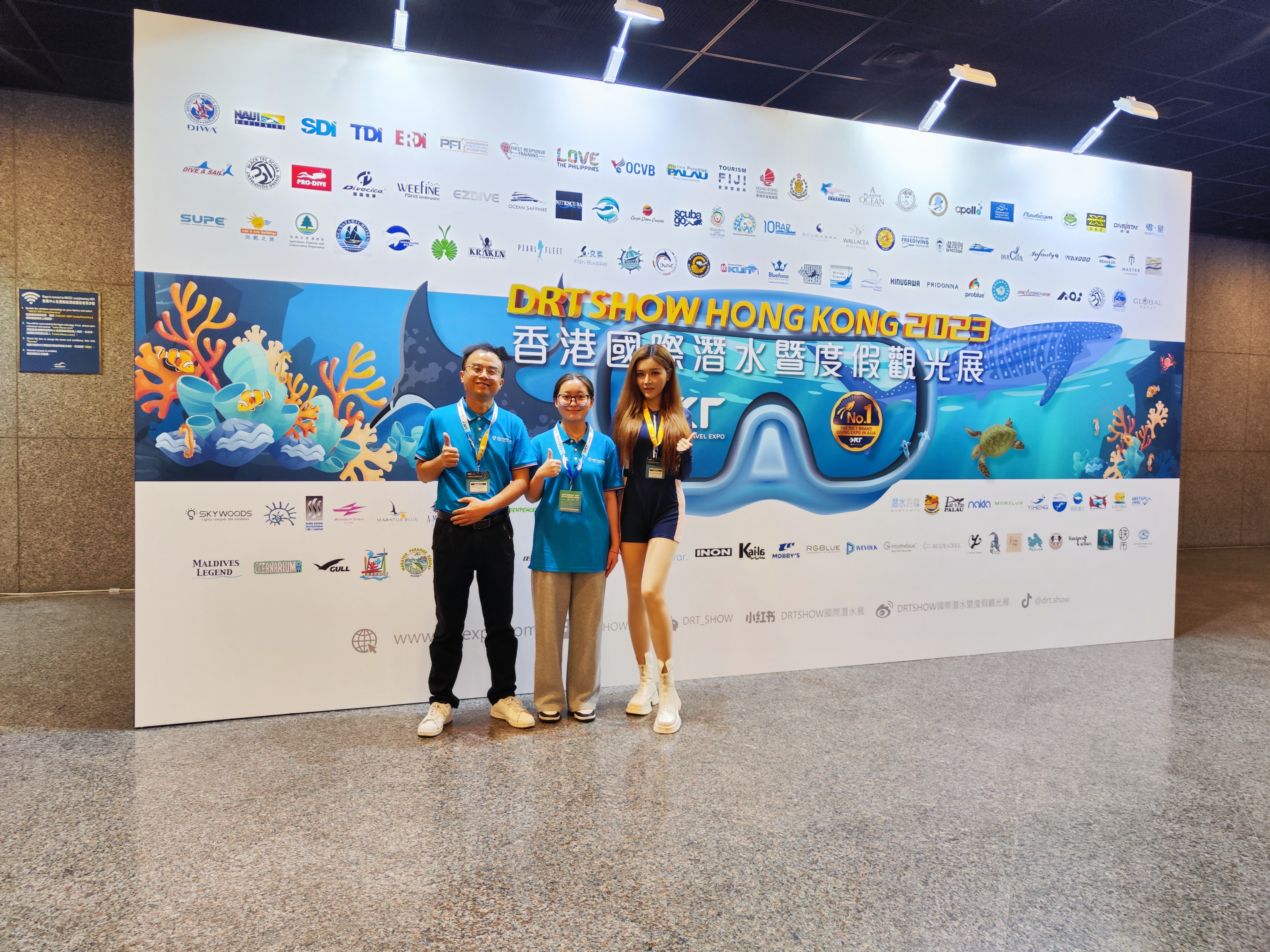 Skywoods International Showcases Underwater Lighting Solutions at Hong Kong DRT Show 2023