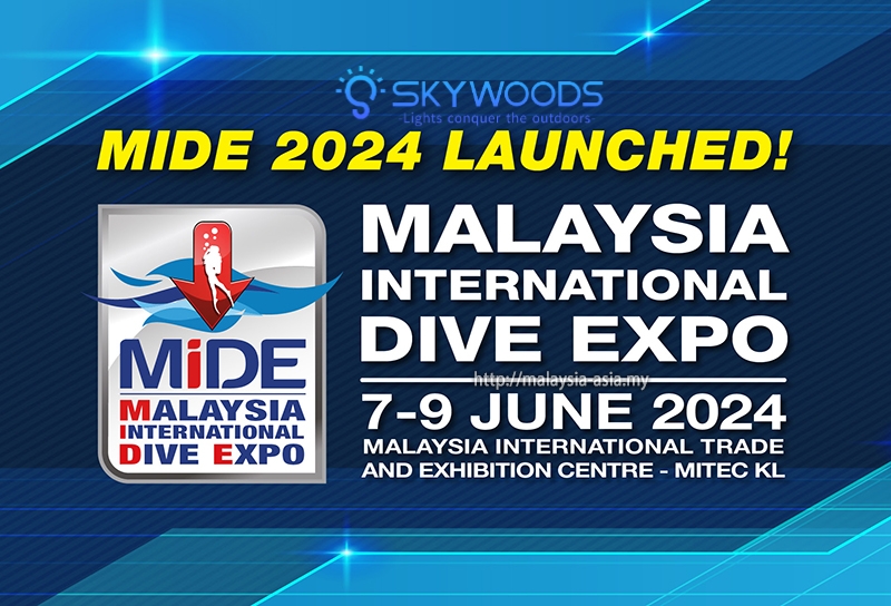 Skywoods Dive Showcases Its Underwater Lighting Solutions at MIDE 2024 with Rainbow Runner Sdn Bhd